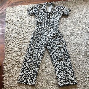 Big Bud Press Daisy Black and White Jumpsuit - size small